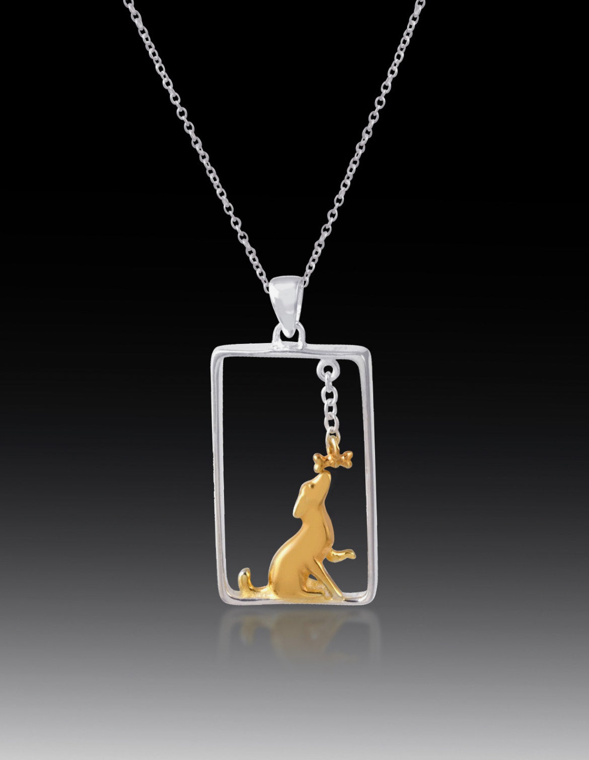 Ruff Love Pendant- Sterling Silver Pendant
