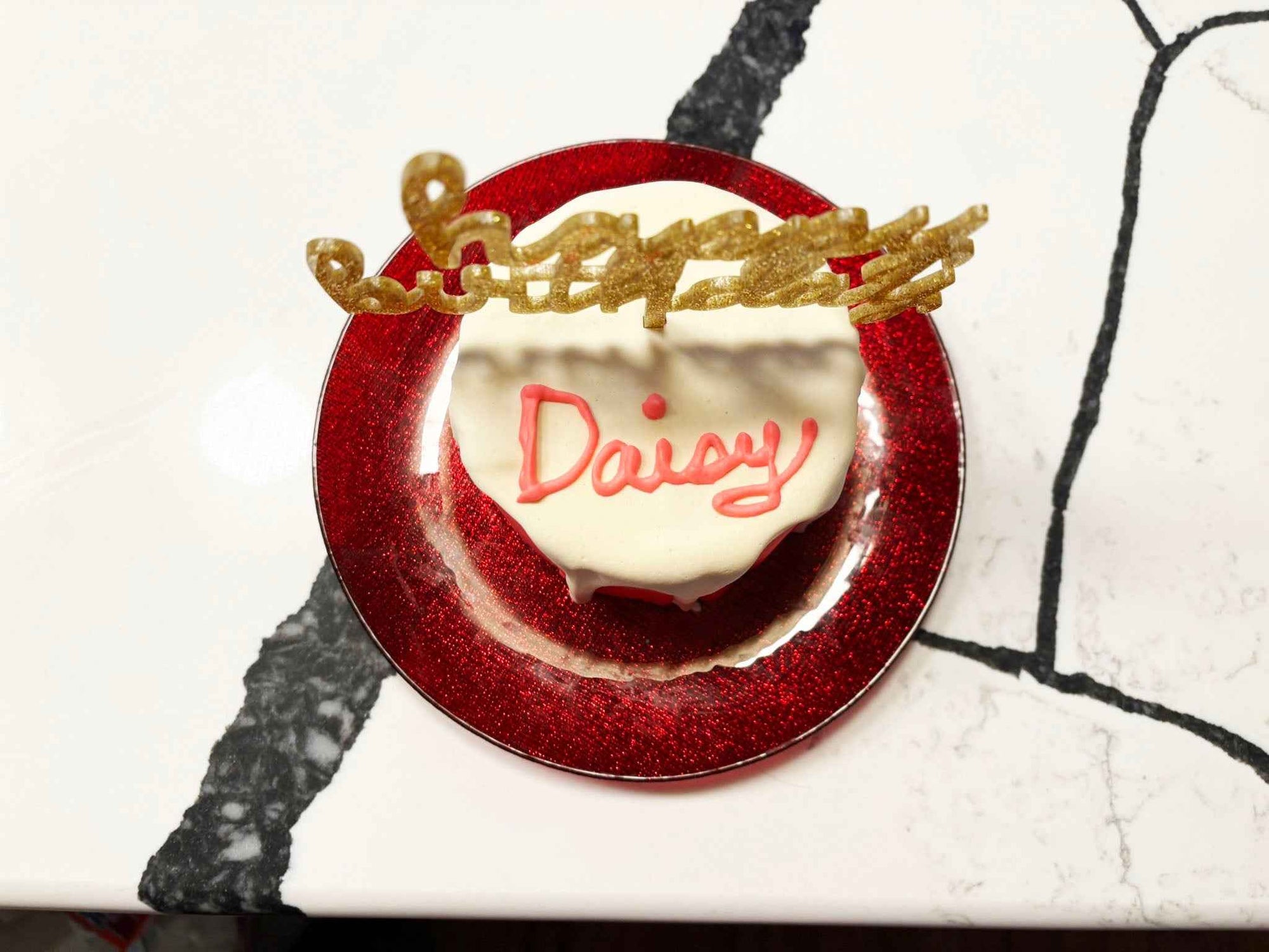 PAWsitively Organic Dog Birthday Gotcha Cake