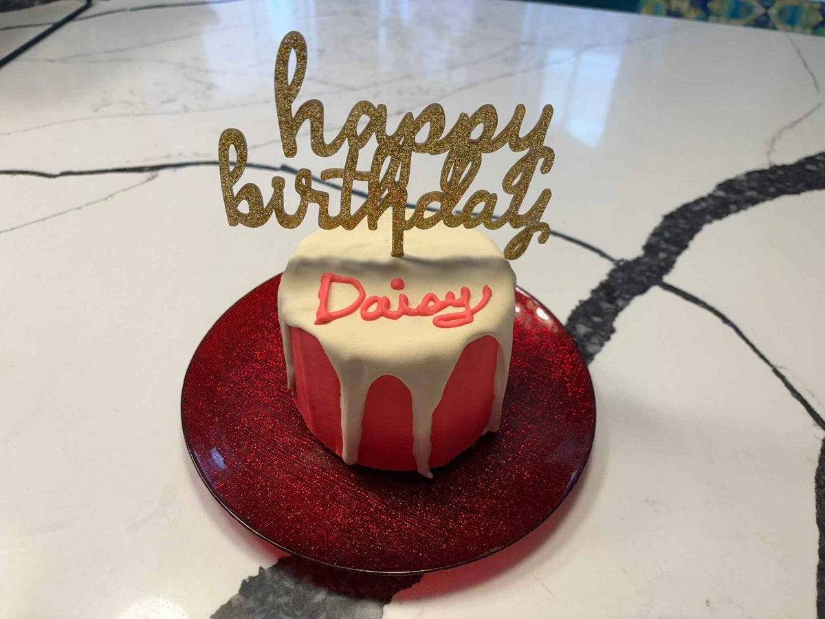 PAWsitively Organic Dog Birthday Gotcha Cake