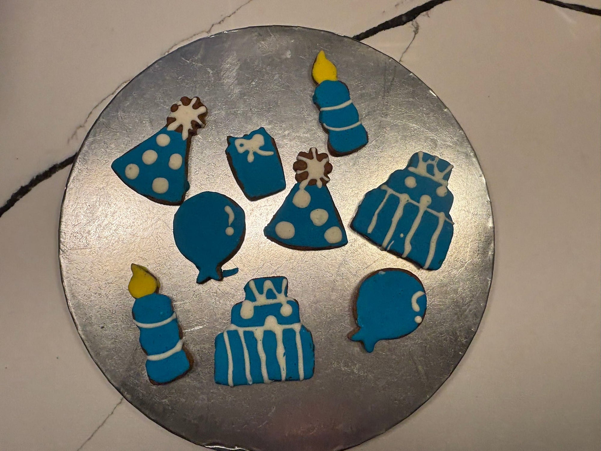 PAWsitively Organic Birthday Boy Dog Cookie Box