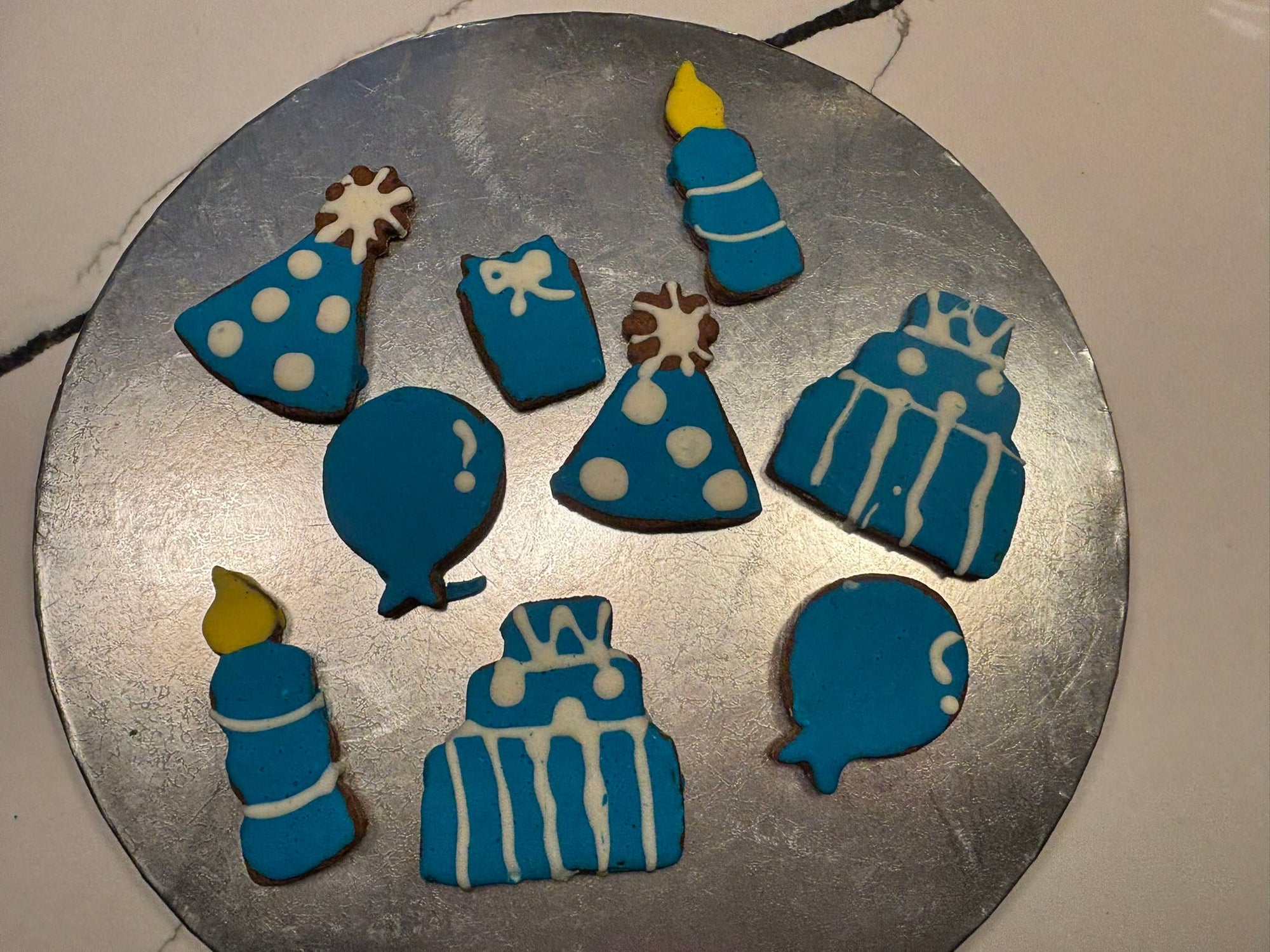 PAWsitively Organic Birthday Boy Dog Cookie Box