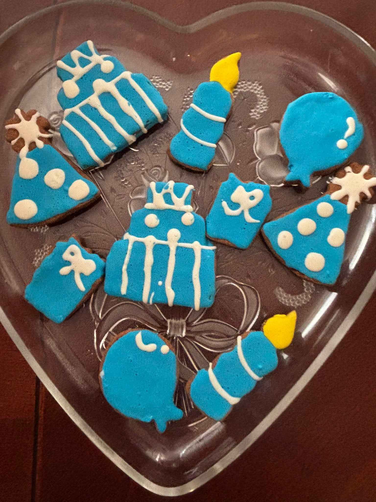 PAWsitively Organic Birthday Boy Dog Cookie Box
