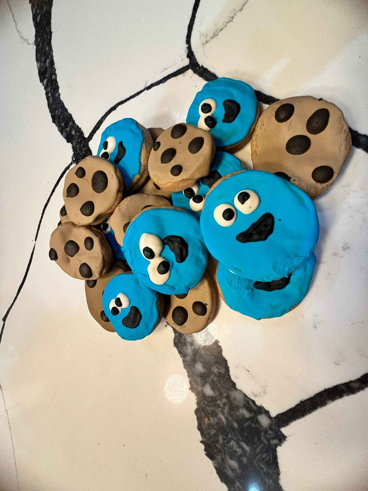 PAWsitively Organic Peanut Butter Cookie Monster Dog Treats