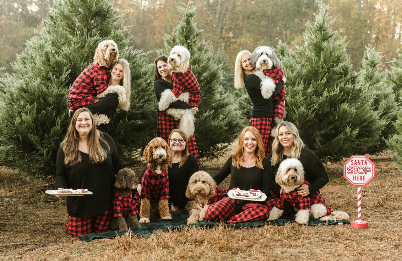 Buffalo Check Flannel Matching Human Pajamas 