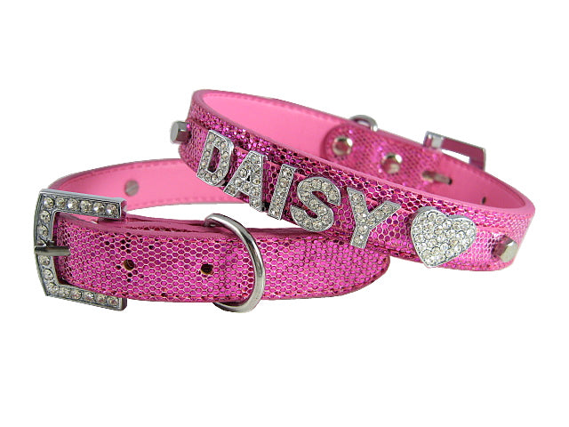 Parisian Pet Paillette Collar for Dogs & Cats  Durable Adjustable, Decorative Pet Collar, Sparkling Design, Various Colors
