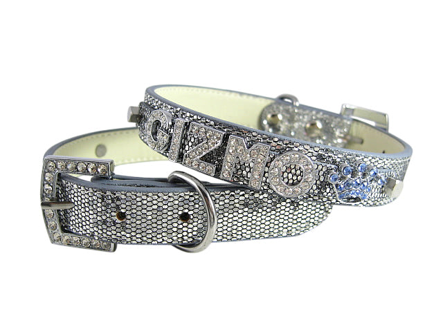 Parisian Pet Paillette Collar for Dogs & Cats  Durable Adjustable, Decorative Pet Collar, Sparkling Design, Various Colors