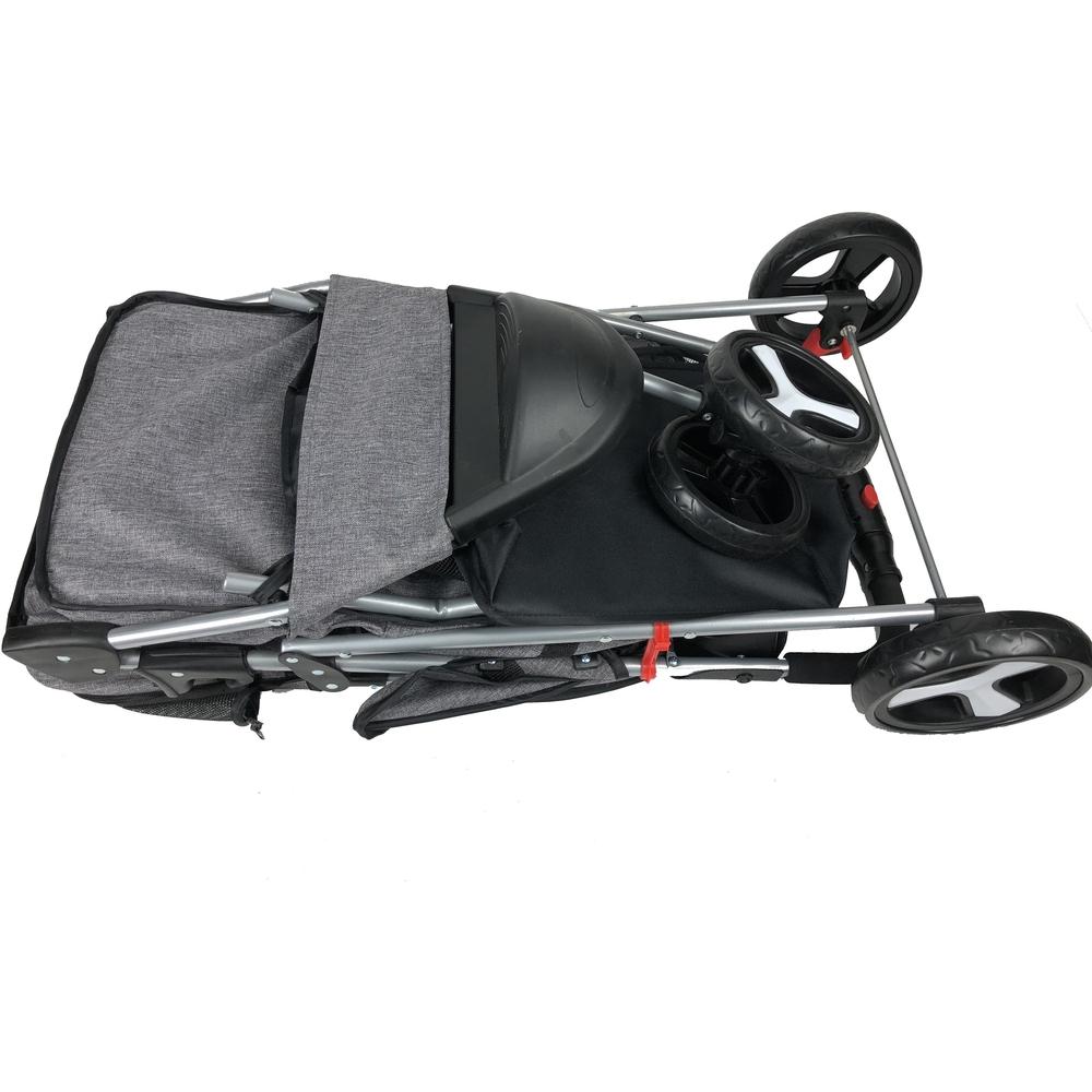 Dogline Casual Pet Stroller with Removable Cup Holder