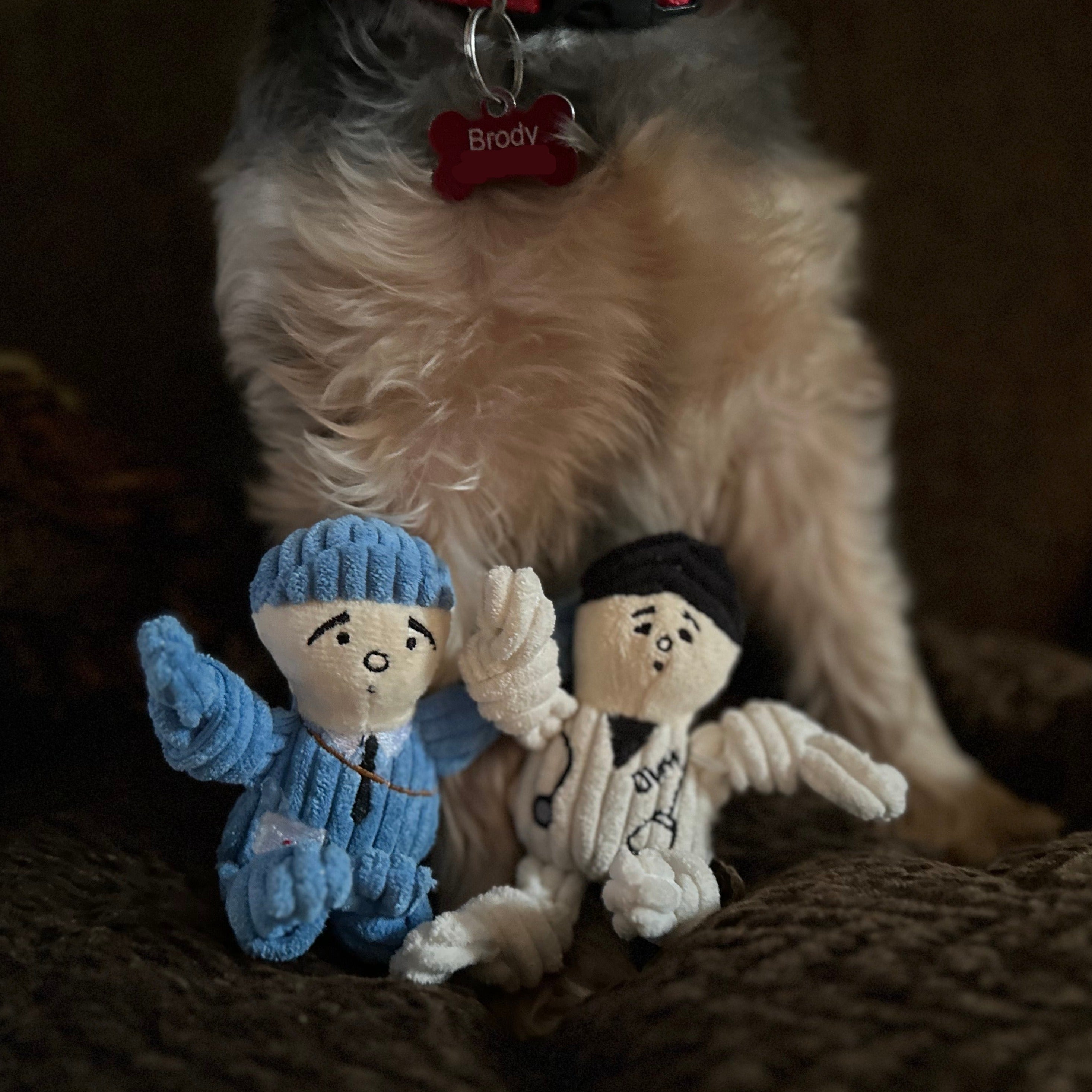 Wee Huggles Assorted Dog PeopleTM Plush Dog Toys, 3 Pack