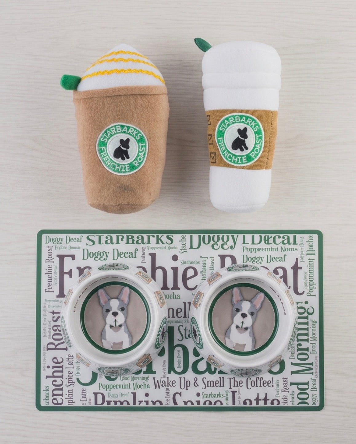 Haute Diggity Dog Starbarks Bowl & Placemat Bundle
