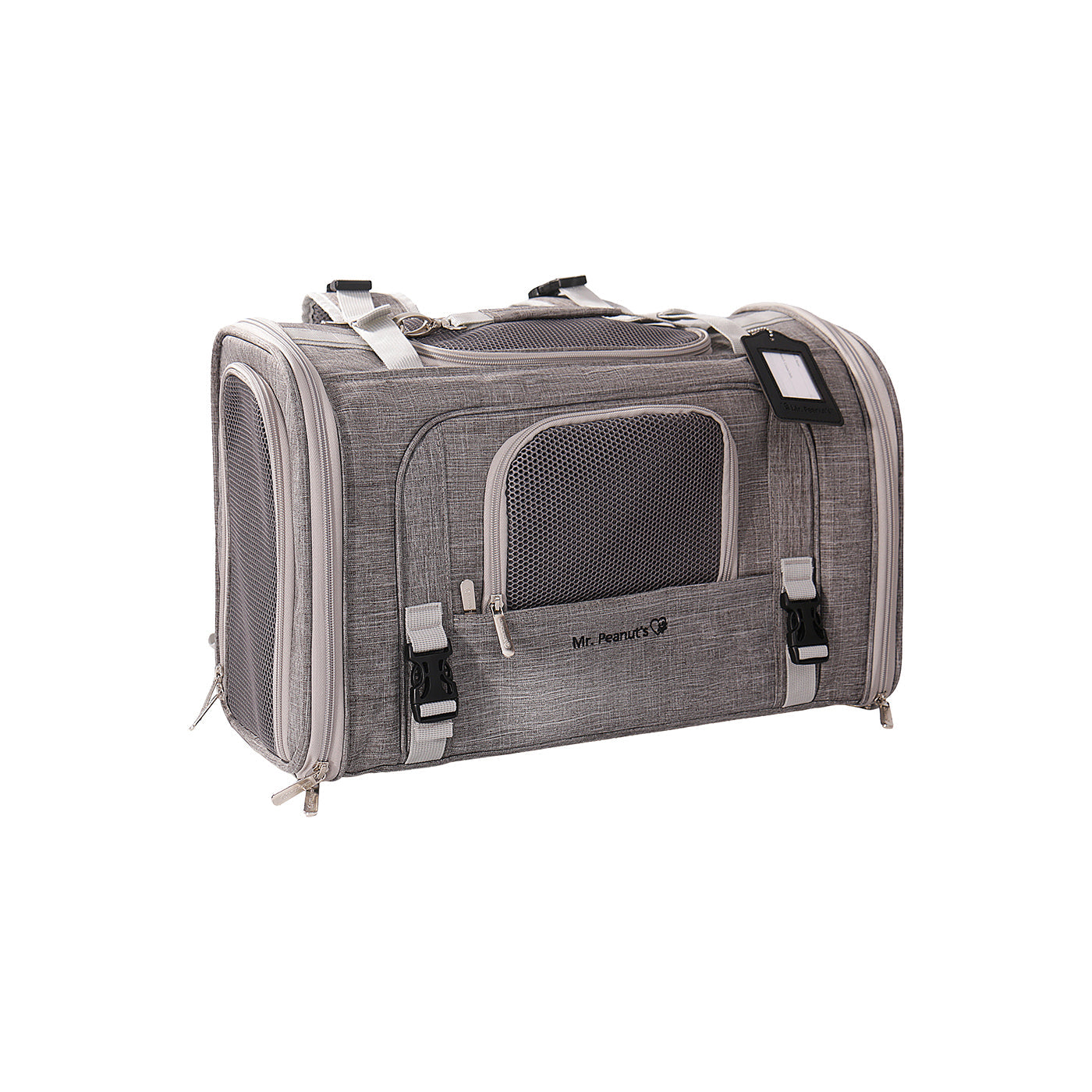 Mr. Peanuts Monterey Series Airline Compliant Horizontal Backpack Pet Carrier | HT Animal Supply