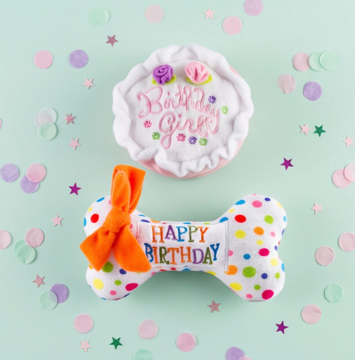 Haute Diggity Dog Birthday Girl Plush Dog Toy
