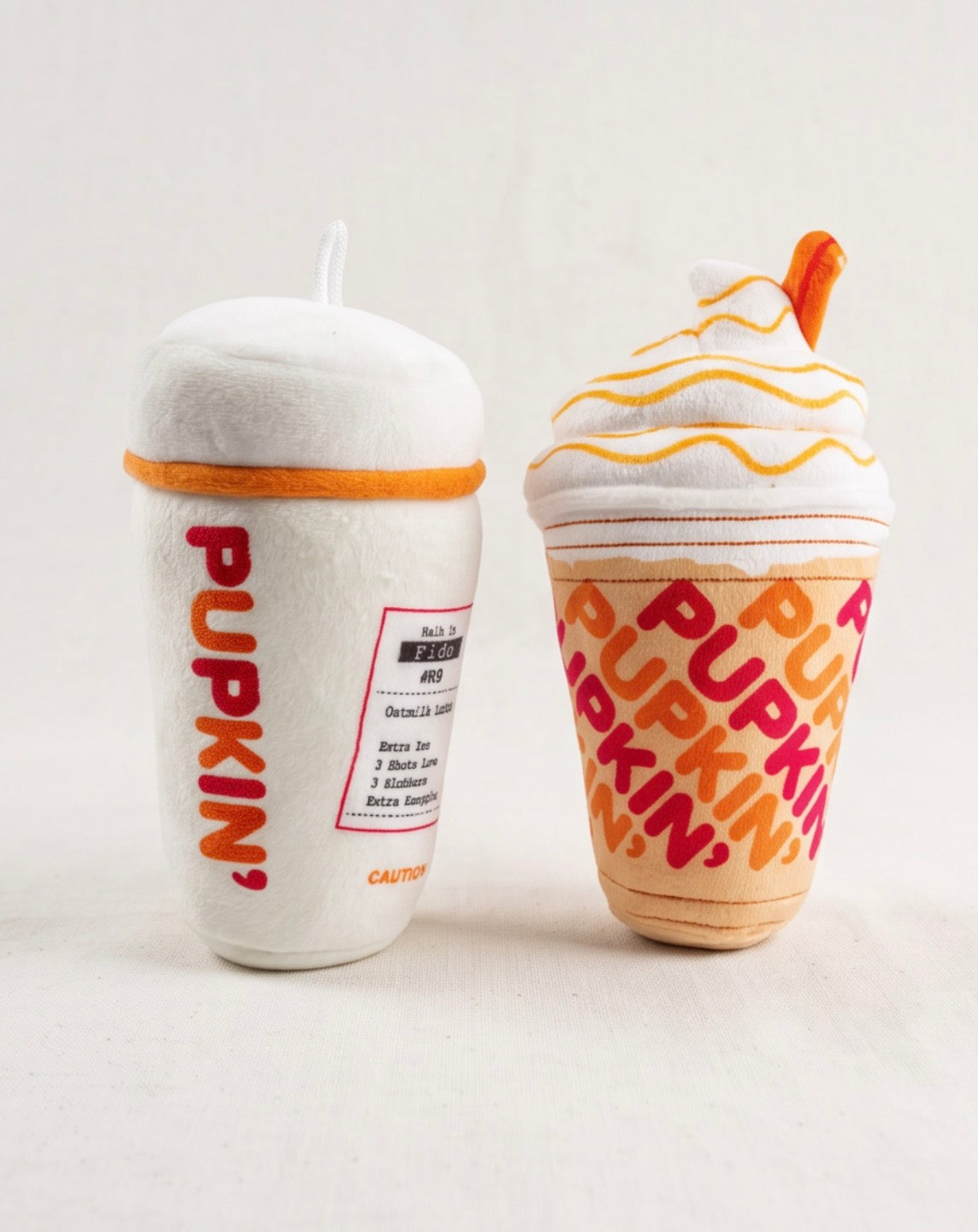 Haute Diggity Dog Pupkin Donuts Iced Coffee Plush Dog Toy