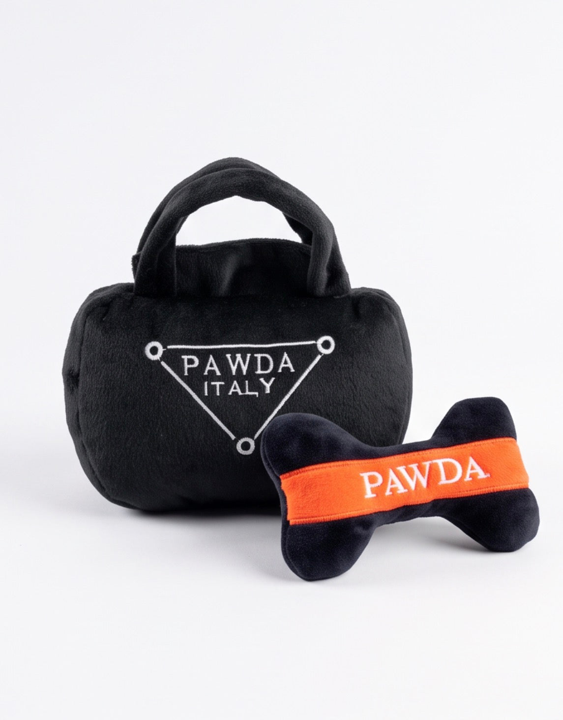 Haute Diggity Dog Pawda Handbag Plush Dog Toy