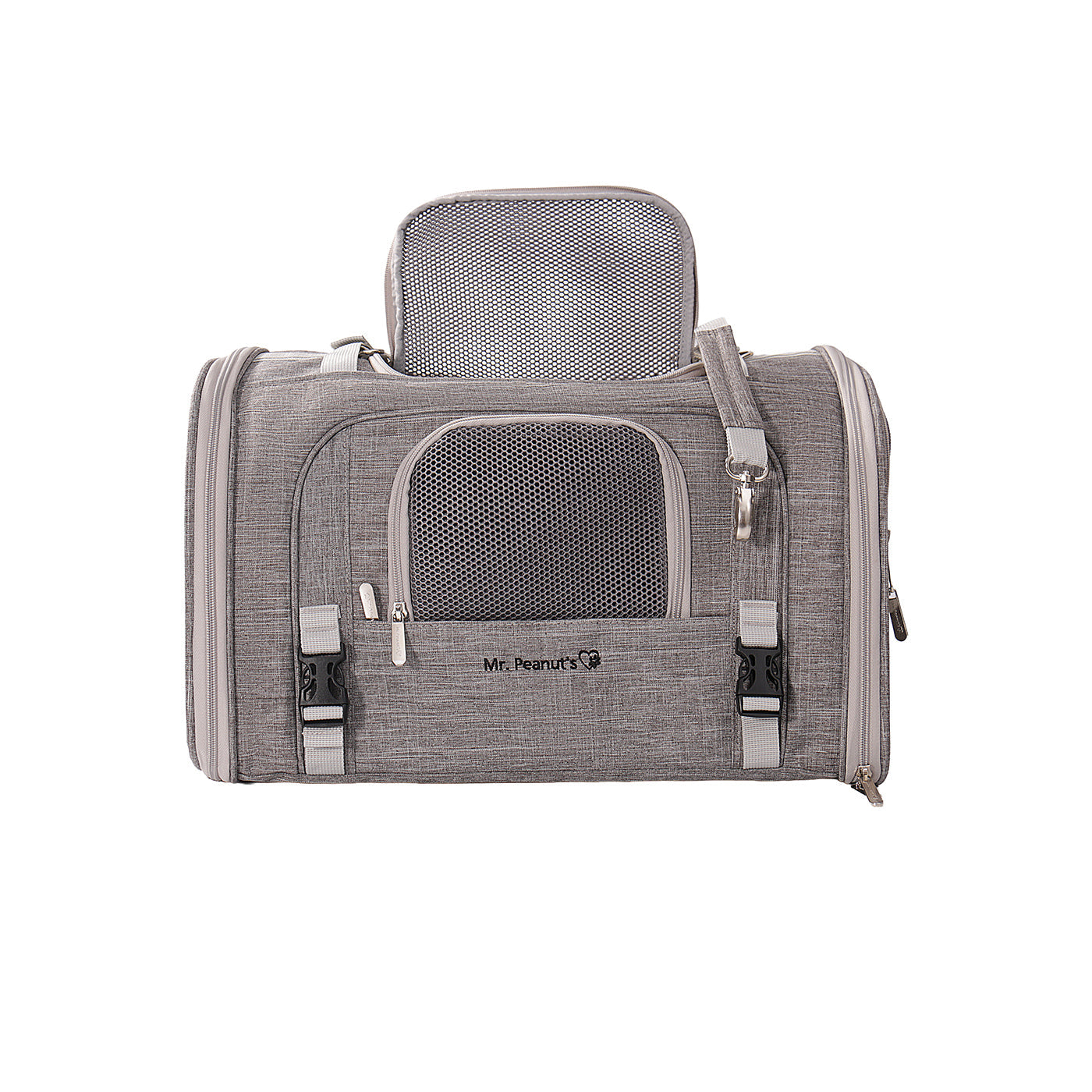Mr. Peanuts Monterey Series Airline Compliant Horizontal Backpack Pet Carrier | HT Animal Supply