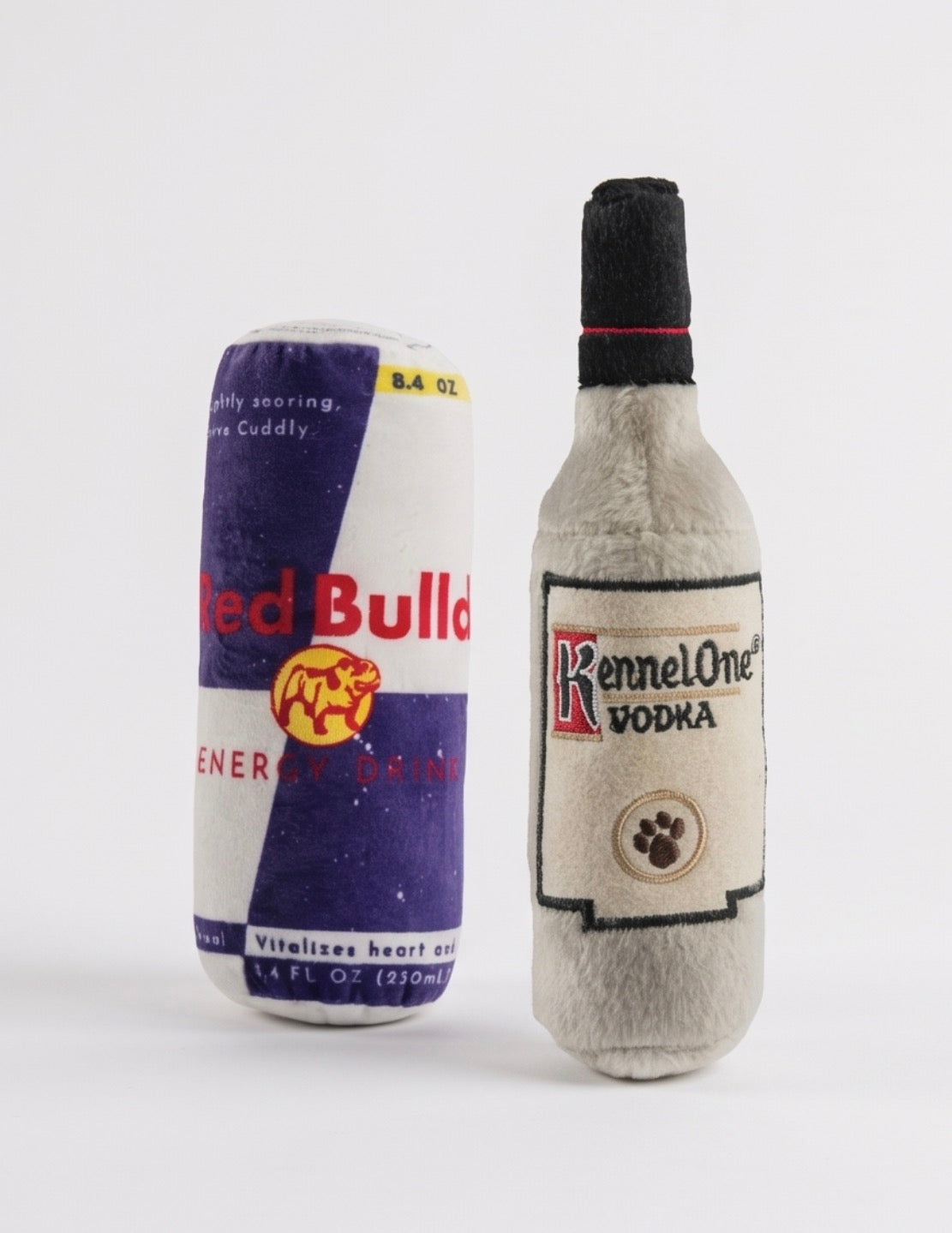 Haute Diggity Dog Red Bull Dog Energy Drink Plush Dog Toy