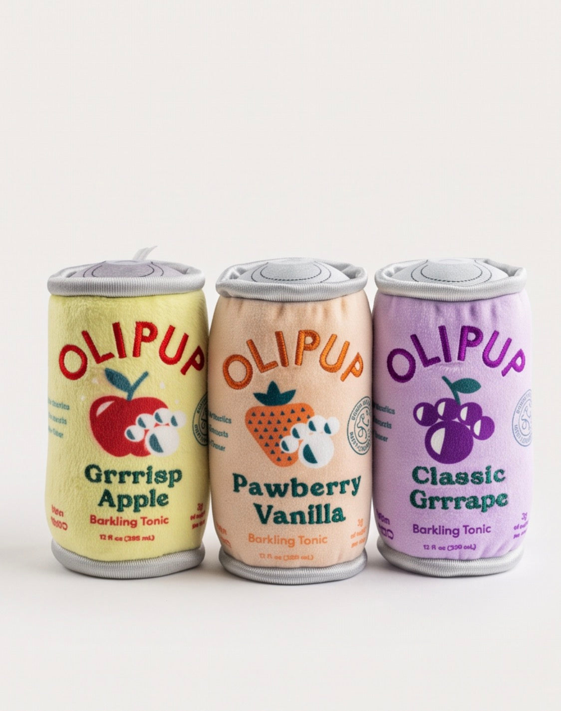 Haute Diggity Dog Olipup - Grrrape Plush Dog Toy