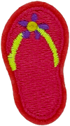 Pink Flip Flop - Patch