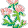 Three Pink flowers - Patch