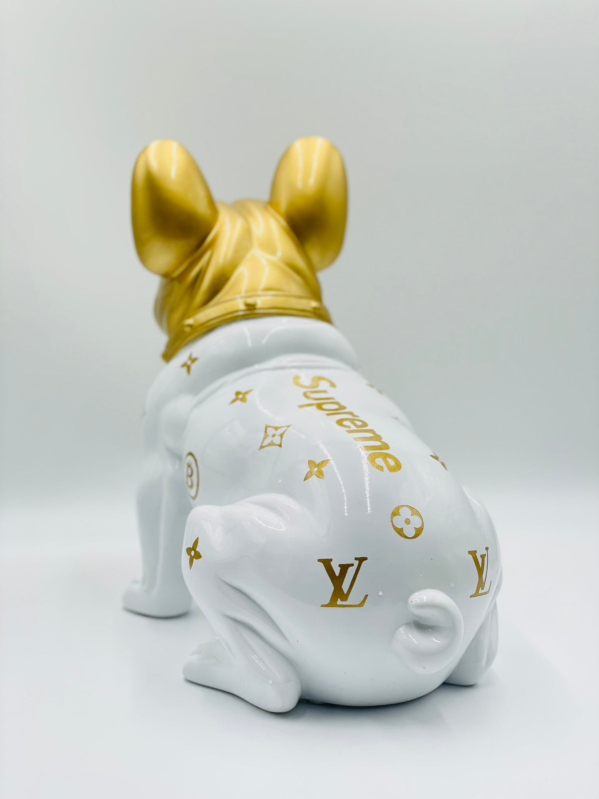 And Iconic French Bulldog Sculpture Luxury Pattern Style