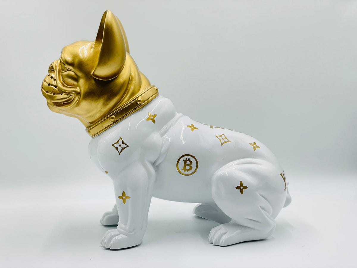 And Iconic French Bulldog Sculpture Luxury Pattern Style