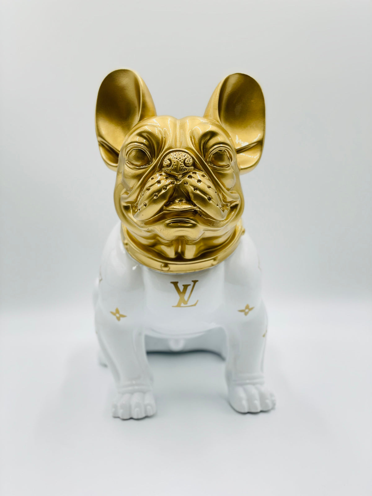 And Iconic French Bulldog Sculpture Luxury Pattern Style