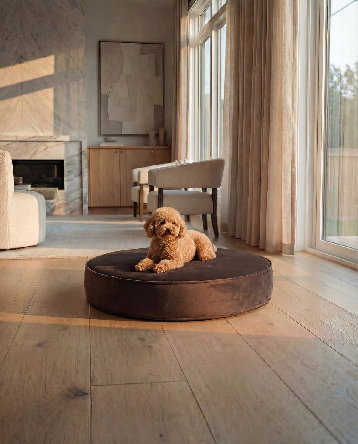 Mafe Pets – Circle Round Ottoman Dog Bed