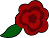 Large Red Flower - Patch