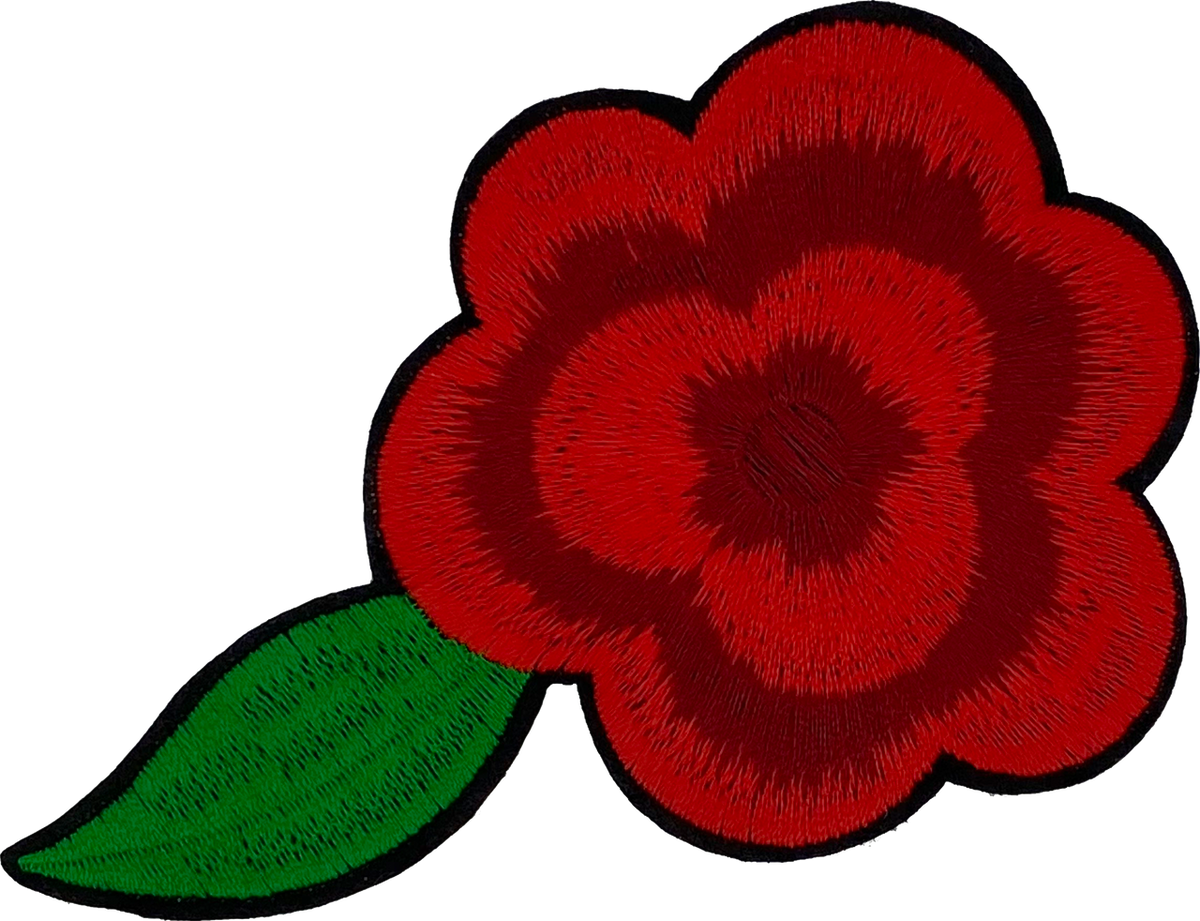 Large Red Flower - Patch