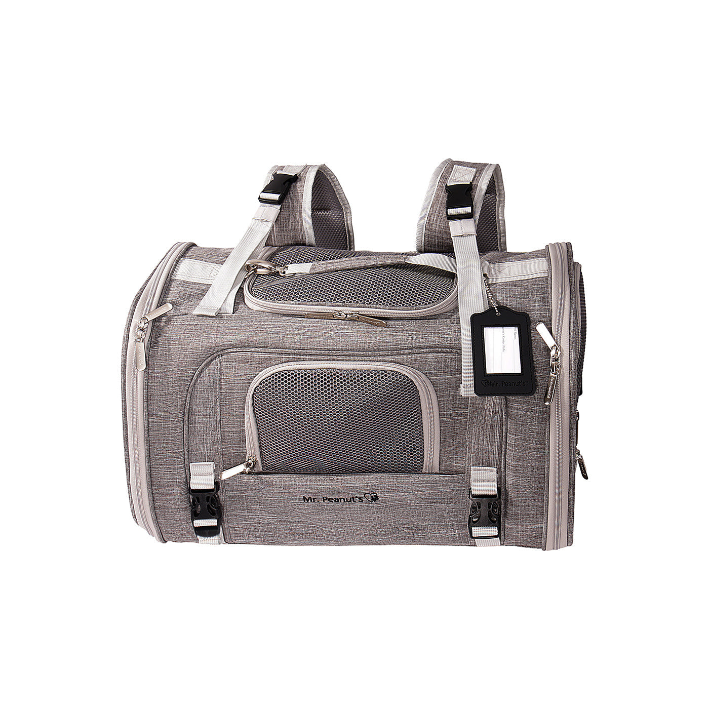 Mr. Peanuts Monterey Series Airline Compliant Horizontal Backpack Pet Carrier | HT Animal Supply