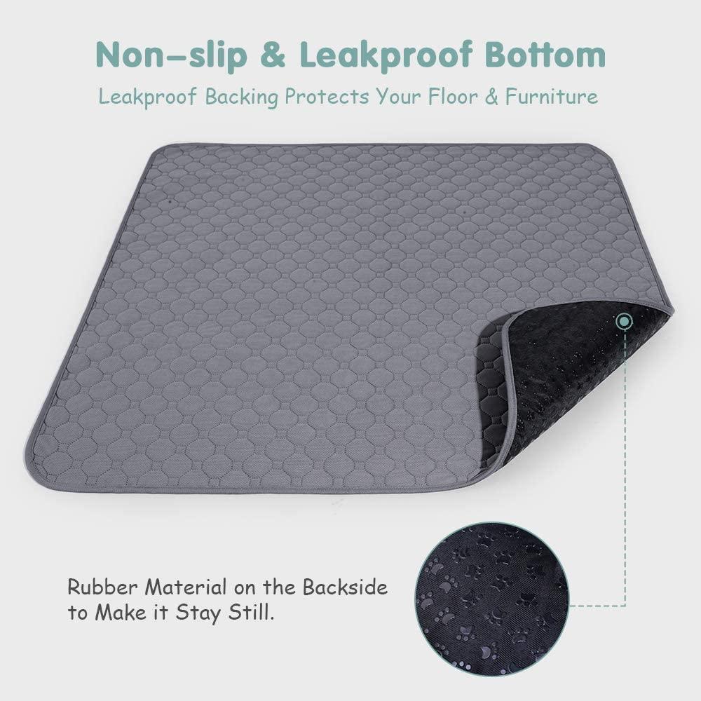 Mr. Peanuts Washable Reusable Pee Pads - Set of 3 - Thermal Waterproof and Leakproof Pet Carrier Comfort Mat - Available in 2 Sizes