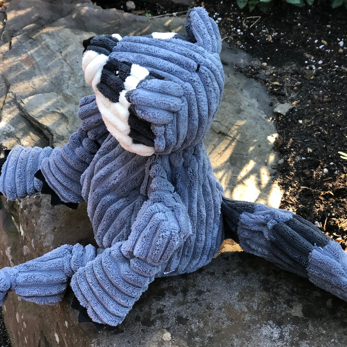 Reggie Raccoon Knottie Plush Dog Toy