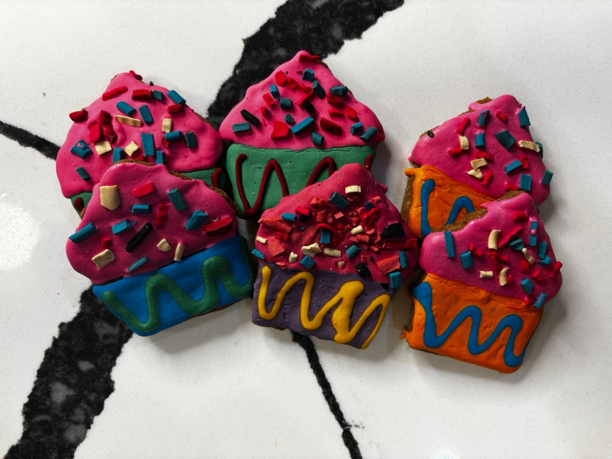 PAWsitively Organic Frosted Sprinkle Cupcake Dog Treats