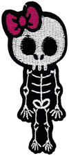 Girl Skeleton - Patch