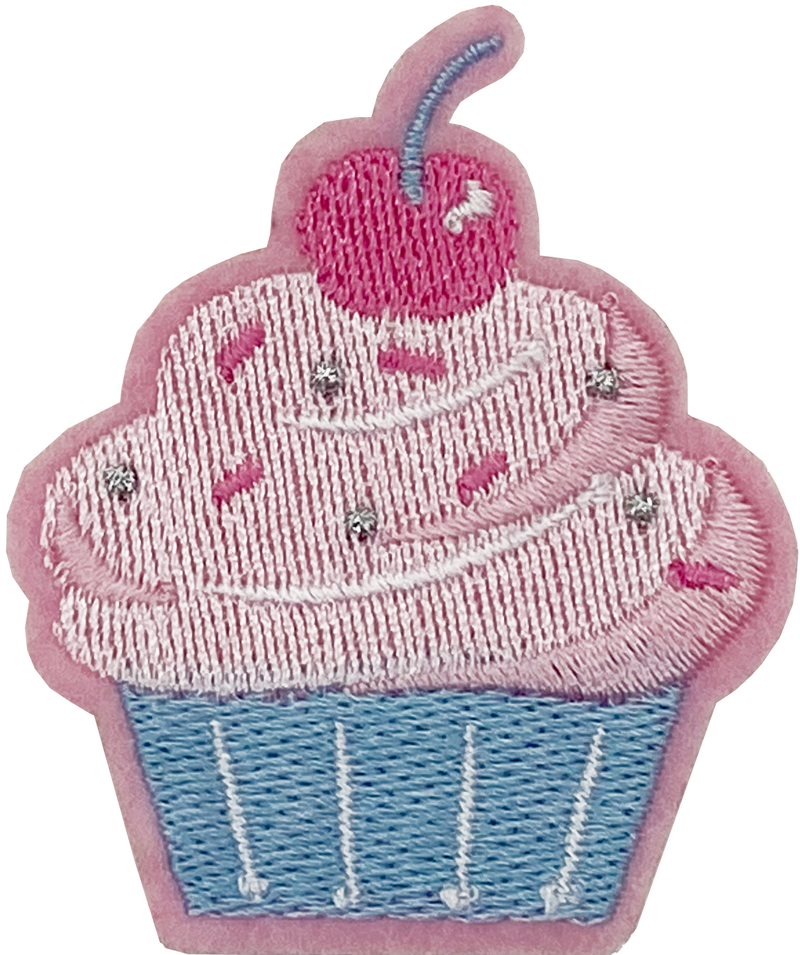 Cupcake 5 (Pink & Blue)- Patch
