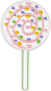 Lollypop 3 (Pink Sprinkles)- Patch