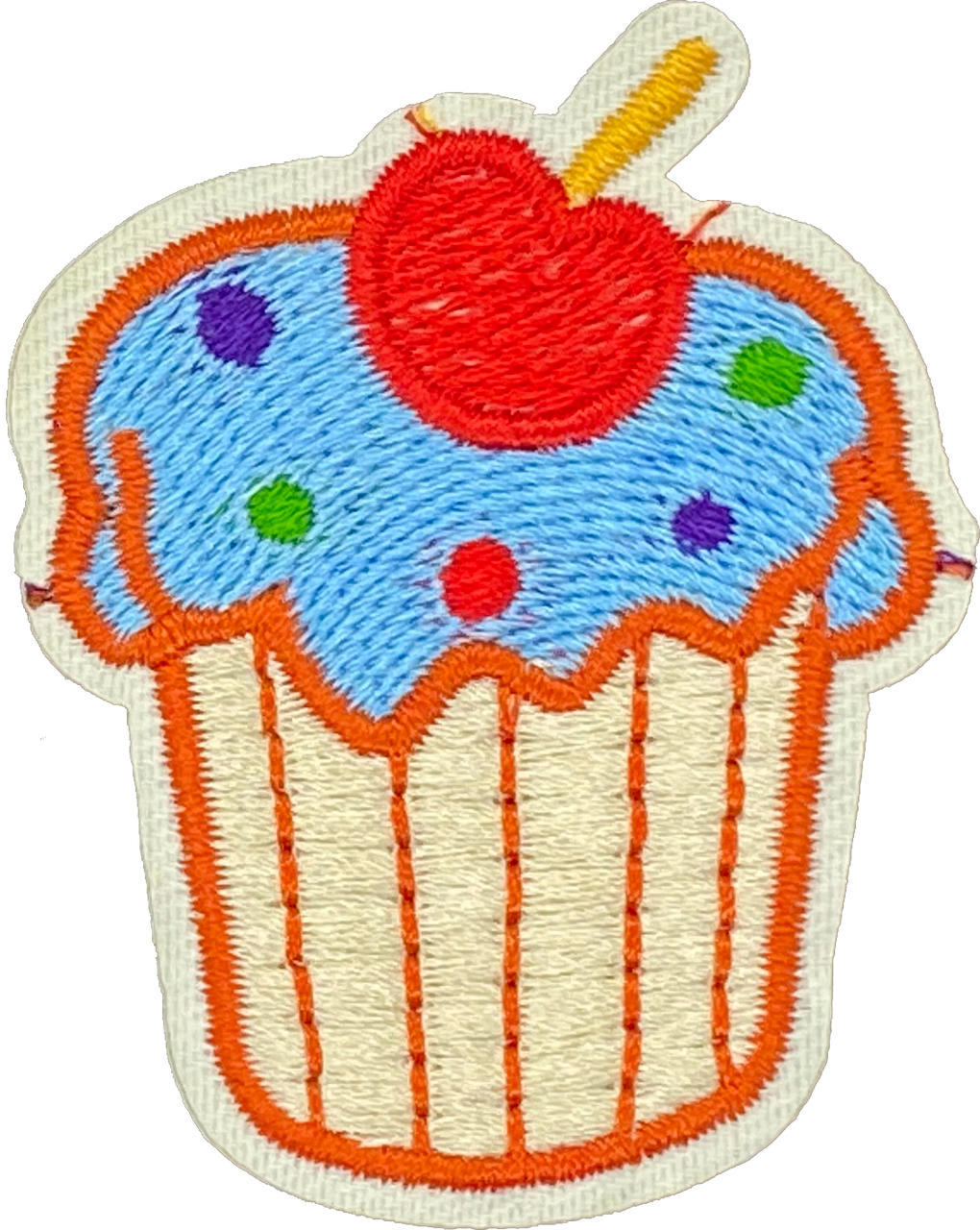 Cupcake 6 (Tan & Blue)- Patch
