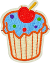 Cupcake 6 (Tan & Blue)- Patch
