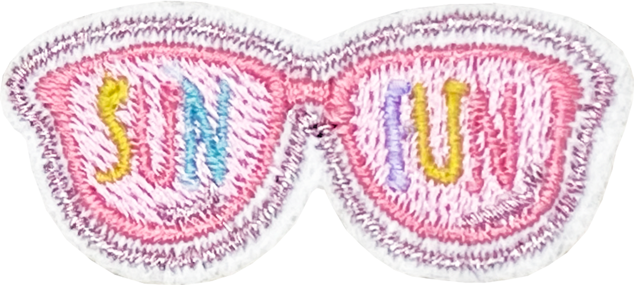 Pink Sun Fun Glasses - Patch