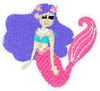 Mermaid (Pink & Purple) - Patch