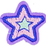 Purple & Pink Star - Patch