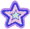 Purple & Pink Star - Patch