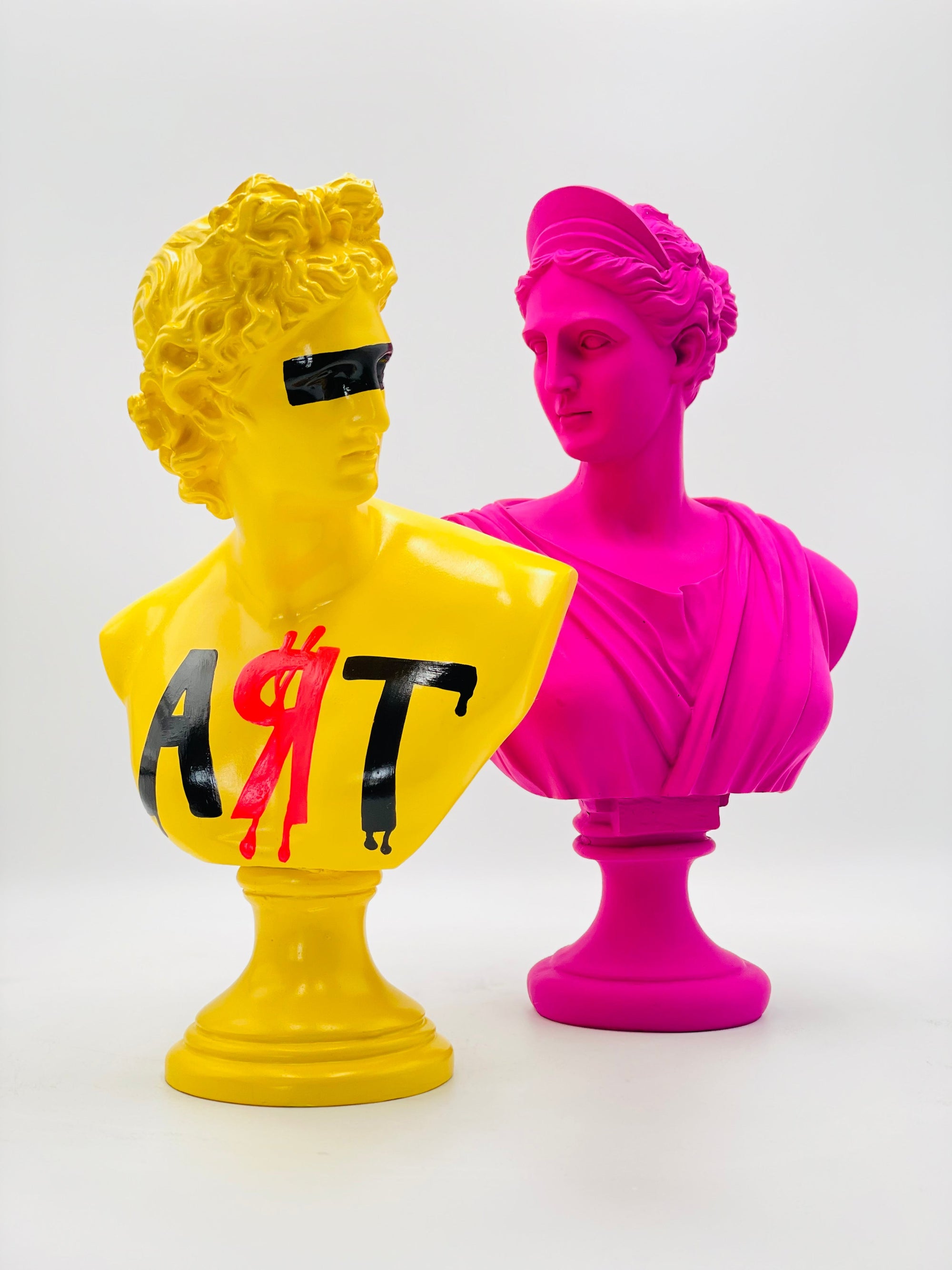 And Iconic Apollo Belvedere Sculpture Leaking Art Style