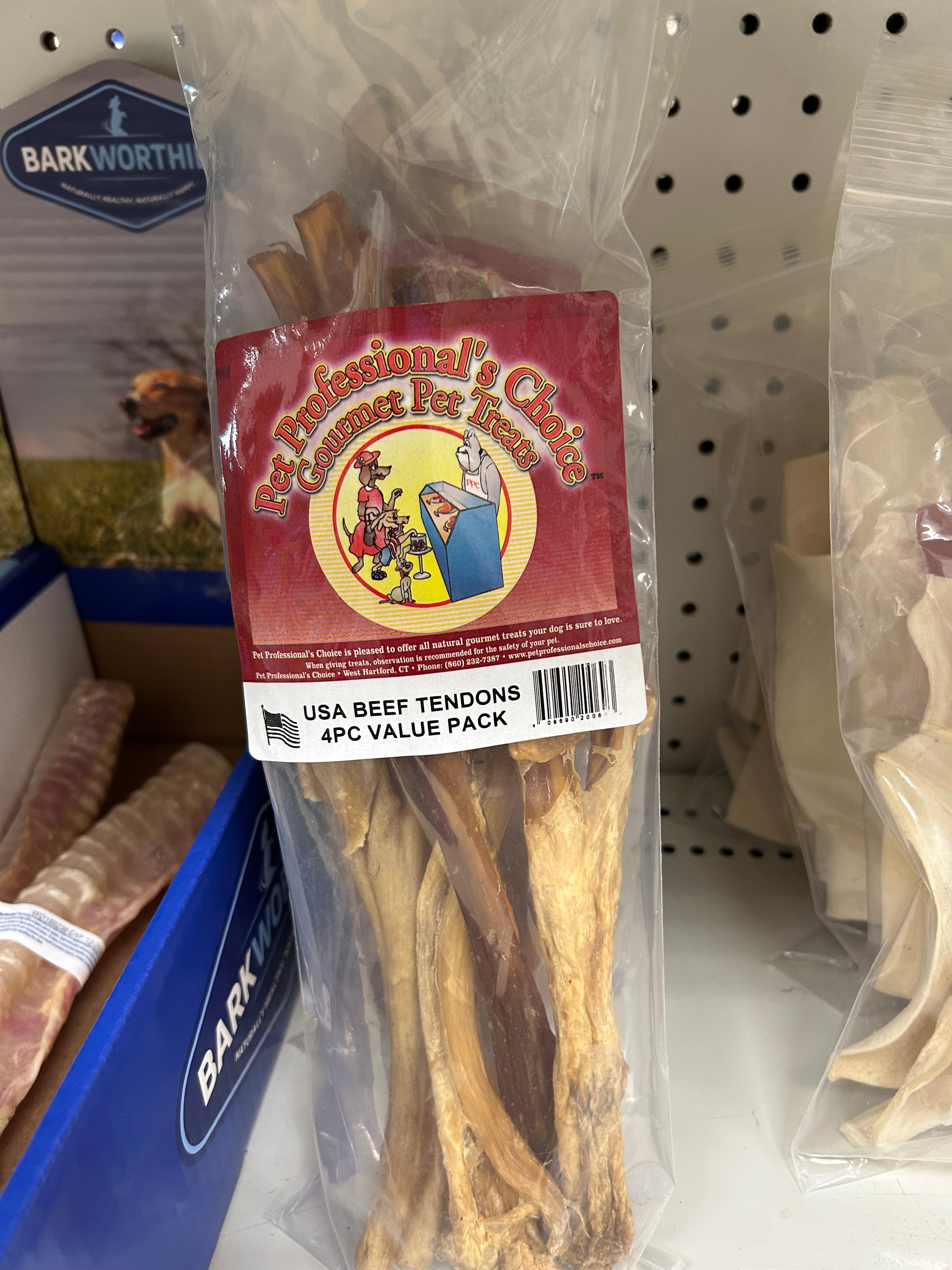 Pet Professionals Choice 4pk Beef Tendons