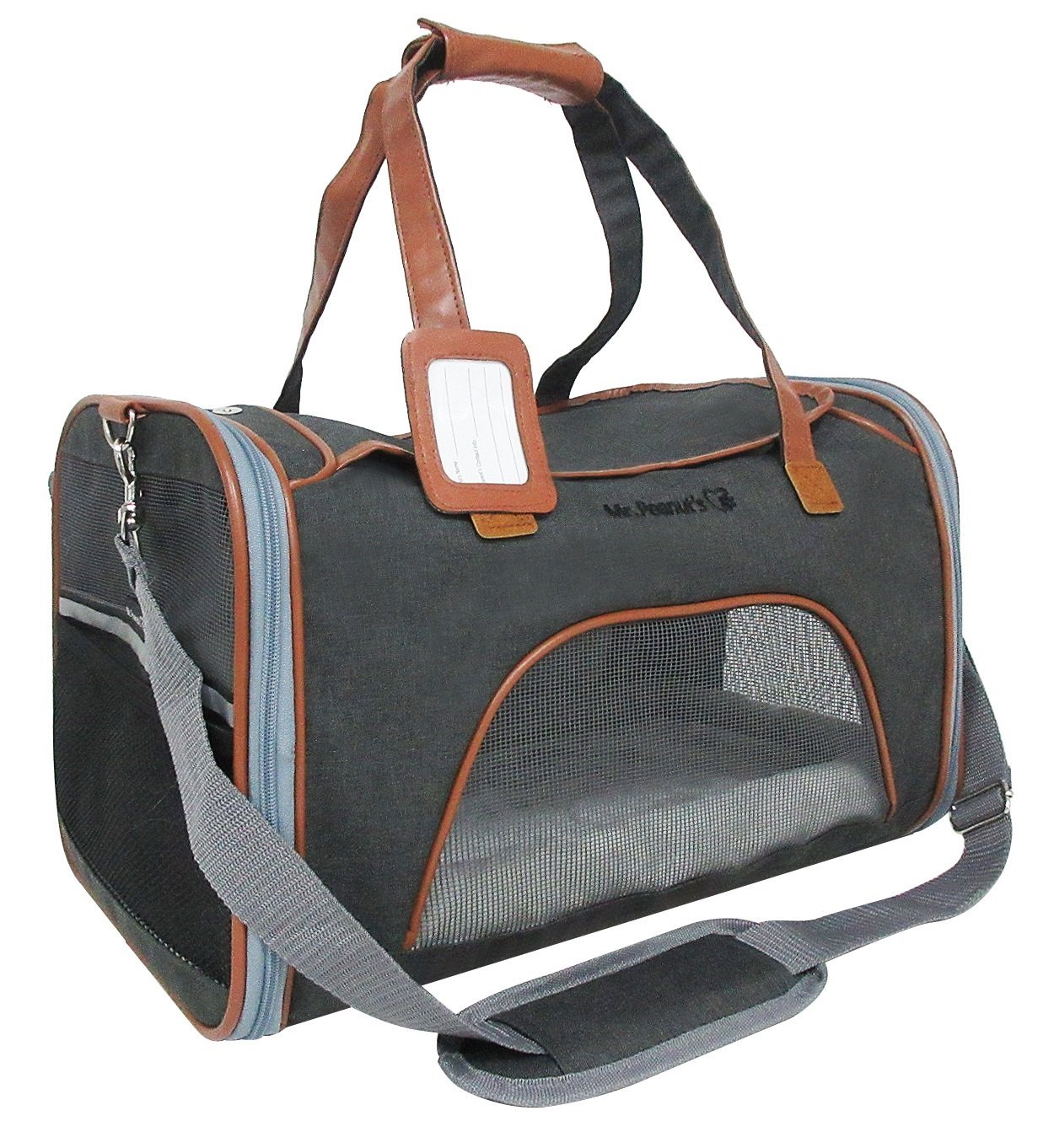 Mr. Peanuts Gold Series Big Apple XL Size Airline Compliant Expandable Pet Carrier