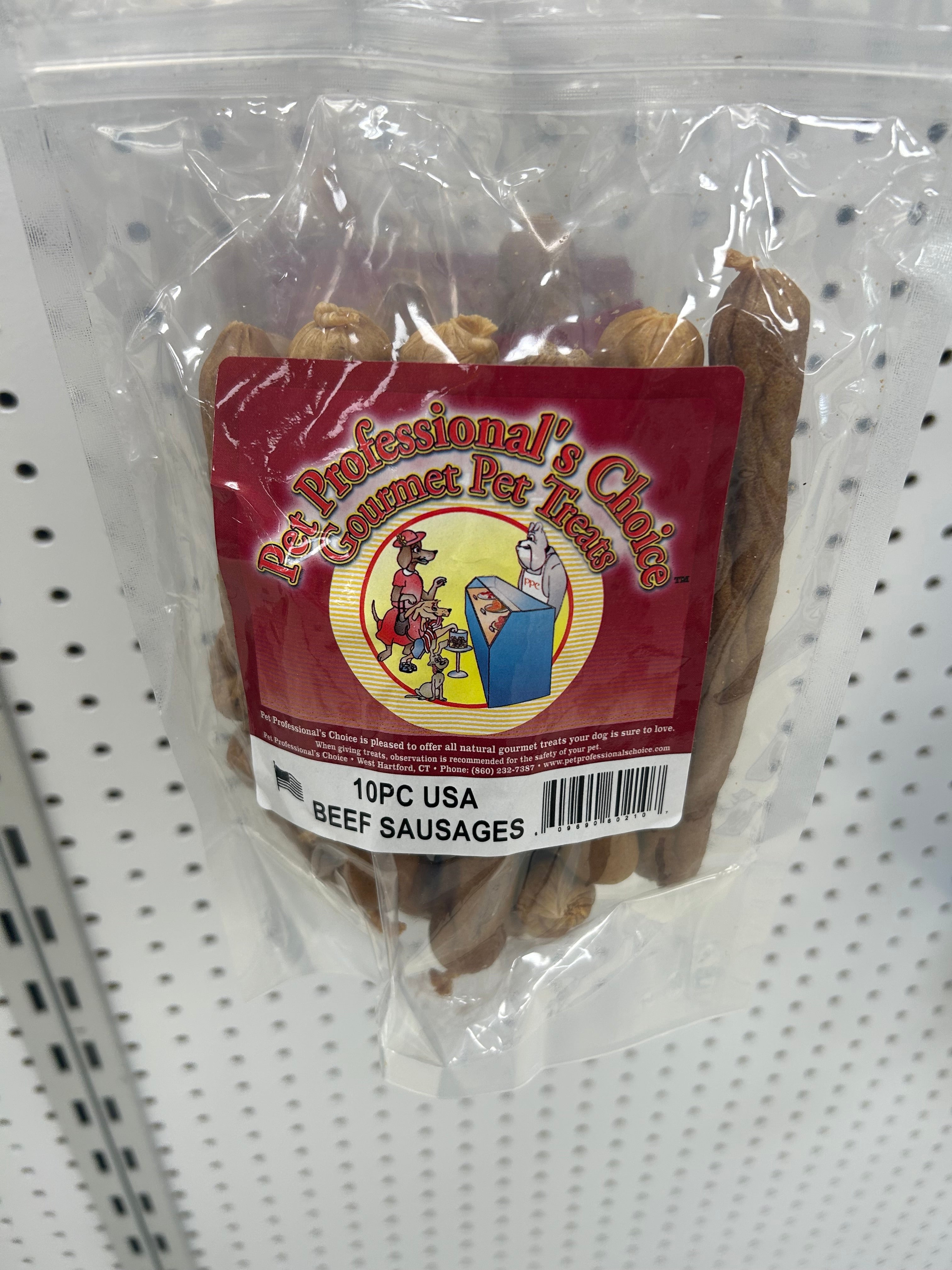 Pet Professionals Choice USA Beef Sausages 10pc