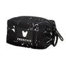 Frenchie Poo Bag Holder - Black Marble