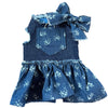 Denim Floral Dress