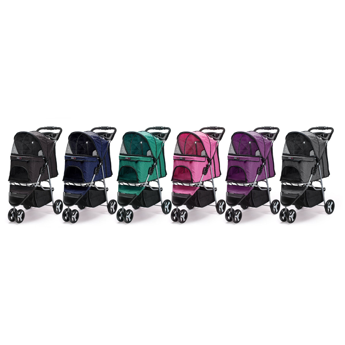 Dogline Casual Pet Stroller with Removable Cup Holder