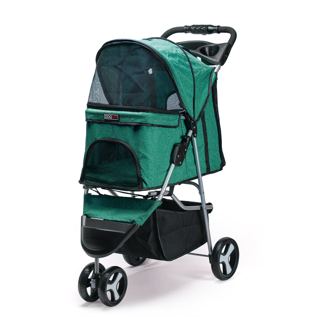 Dogline Casual Pet Stroller with Removable Cup Holder