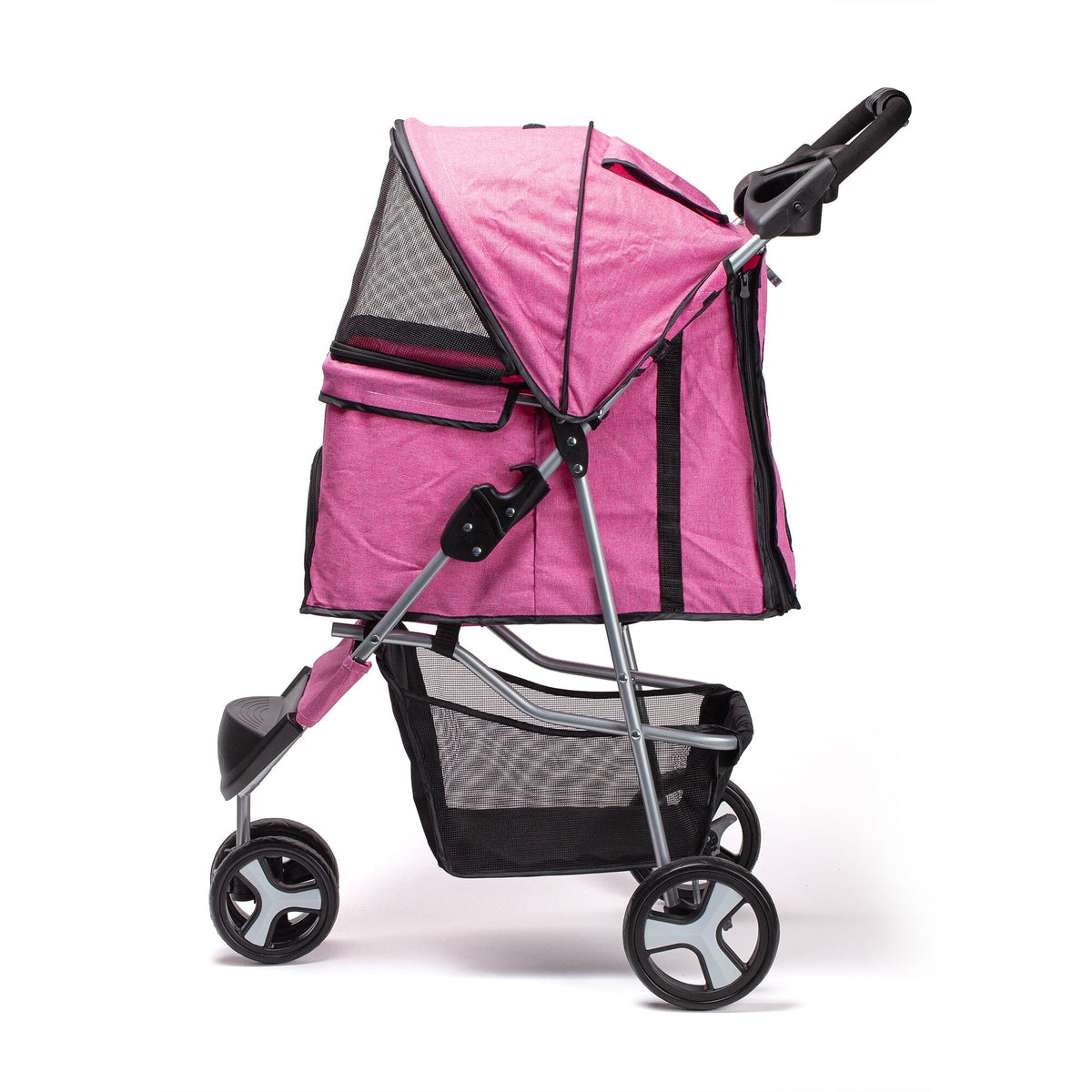 Dogline Casual Pet Stroller with Removable Cup Holder